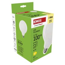 LED izzó Filament G125 / E27 / 11 W (100 W) / 1521 lm / Meleg fehér