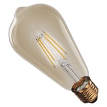 LED izzó Vintage ST64 / E27 / 4,5 W (40 W) / 420 lm / Meleg fehér
