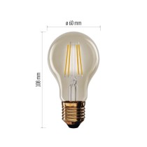 LED izzó Vintage A60 / E27 / 4,5 W (40 W) / 420 lm / Meleg fehér