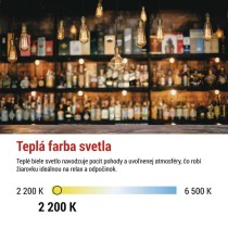 LED žiarovka Vintage A60 / E27 / 4,5 W (40 W) / 420 lm / Teplá biela