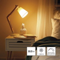 LED žárovka Classic A60 / E27 / 10,5 W (75 W) / 1 060 lm / teplá bílá /krokově stmívatelná