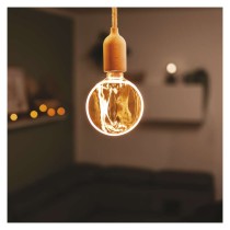 LED izzó DECO G130OA / E27 / 4 W (22 W) / 220 lm / flame