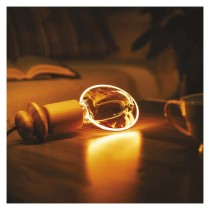 LED izzó DECO G130OA / E27 / 4 W (22 W) / 220 lm / flame