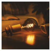 LED žárovka DECO SMOKED G125 / E27 / 4,5 W (19 W) / 180 lm / flame