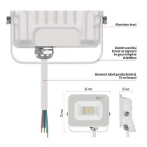 LED reflektor SIMPO 10 W természetes fehér