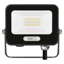 LED reflektor GLARO 10W, fekete, IP65, 1000 lm, természetes fehér
