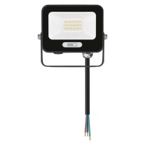 LED reflektor GLARO 10W, fekete, IP65, 1000 lm, természetes fehér