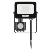 LED reflektor GLARO s pohybovým čidlom, 10 W, čierny, IP54, 1000 lm, neutrálna biela