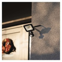 SIMPO LED prožektorius su judesio jutikliu, 20 W, juodas, neutraliai baltas