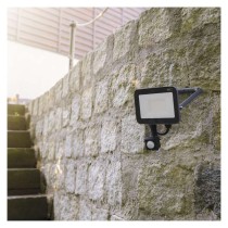 LED reflektor INOVO s pohybovým čidlem, 30 W, šedý, neutrální bílá