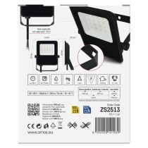 LED reflektor VISIO čierny, 10W neutrálna biela