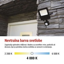 LED reflektor VISIO s senzorjem 10W