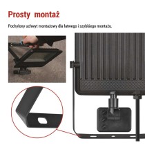 Naświetlacz LED VISIO z czujnikiem PIR 50 W, neutralna biel