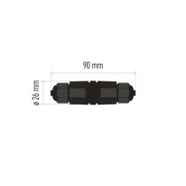 Plastová káblová spojka IP68