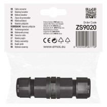 Plastová káblová spojka IP68