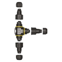 Kabelová T spojka plastová, IP68