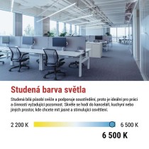 LED zářivka T8 6,5 W 60 cm studená bílá 10 ks