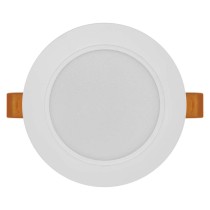 Panel LED wpuszczany RUBIC, okrągły, biały, 9W, naturalna biel