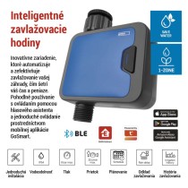 Časovač zavlažovania GoSmart, Bluetooth 5.0, 1 výstup
