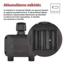 GoSmart öntöző időzítő, Bluetooth 5.0, 2 kimenet