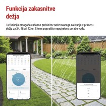 Časovnik za zalivanje GoSmart, Bluetooth 5.0, 2 izhoda