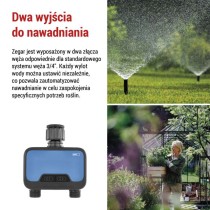 GoSmart Kontroler nawadniania, Bluetooth 5.0, 2 wyjścia