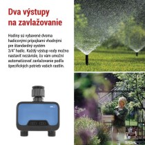 Časovač zavlažovania GoSmart, Bluetooth 5.0, 2 výstupy