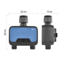 GoSmart zavlažovací hodiny, Bluetooth 5.0, 2 výstupy