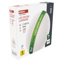 LED griestu gaismeklis TIVI, A CLASS, apaļš balts 12,5W, IP44, Neitrāli balta