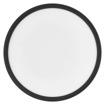 LED prisadené svietidlo FLORI okrúhle, čierné, 18W, neutrálna biela