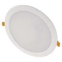 LED süllyesztett lámpatest RUBIC, kerek, fehér, 24W, természetes fehér