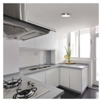 Panel LED natynkowy NEXXO, okrągły, srebrny, 21W, CCT