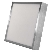 LED svítidlo NEXXO broušený nikl, 22,5 x 22,5 cm, 21 W, teplá/neutrální bílá