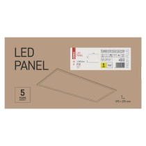 LED panel PROXO 30×60, obdĺžnikový vstavaný biely, 19W neutr. b.