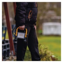 LED reflektor ILIO 21W, žlutý-černý, IP44, 1900 lm, neutrální bílá