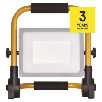 LED reflektor ILIO přenosný, 51 W, černý/žlutý, neutrální bílá