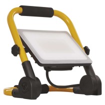 LED reflektor ILIO přenosný, 51 W, černý/žlutý, neutrální bílá