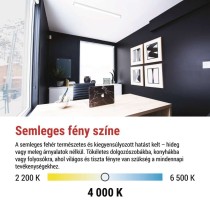 LED lineáris lámpatest MANO 20W, semleges fehér