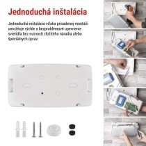 LED Núdzové svietidlo NESSI 10W 3h IP66