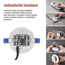 Nouzové svítidlo ORSU 2W 300lm 3h MT