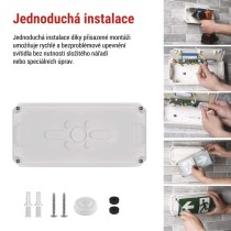 LED Nouzové svítidlo NESSI 4W 3h IP66, autotest