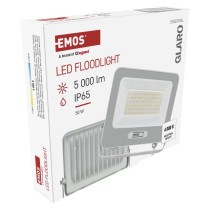 LED prožektors GLARO, 50 W, balts, IP65, 5000 lm, neutraliai baltas