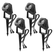 GoSmart venkovní LED bodové světlo, startovací sada, 4 díly, 7 W, RGBIC stmívatelné, WiFi