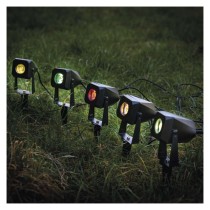 GoSmart vonkajšie LED bodové svetlo, štart. sada, 4 diely, 7 W, RGBIC stmievateľné, WiFi