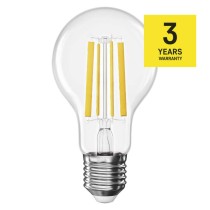 LED izzó Filament A60 / E27 / 10,5 W (100 W) / 1521 lm / Meleg fehér