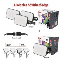 GoSmart kültéri LED reflektor, bővítő készlet, 1 darab, 4 W, RGBIC dimmelhető, WiFi