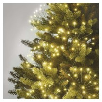 LED světelný řetěz – svítící trsy, nano, 8 m, vnitřní, teplá bílá, časovač