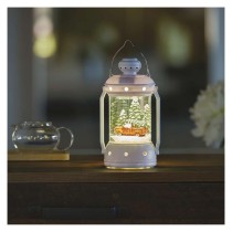 LED vánoční lucerna, 19,5 cm, 3x AA, vnitřní, teplá bílá, časovač