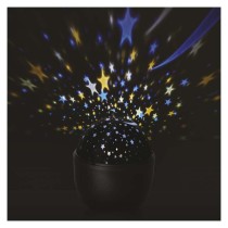 LED dekoratívny projektor – hviezdy, 3x AA, vnút.