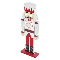 Dekoracje - 6 LED drewniany żołnierz 29 cm 1 × CR2032, ciepła biel, IP20